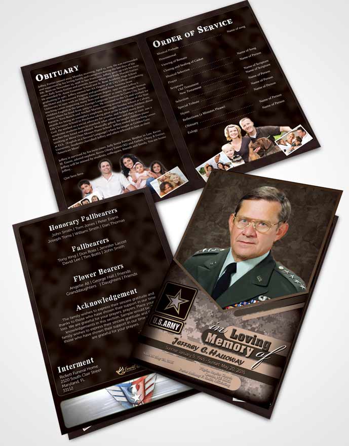 Bifold Order Of Service Obituary Template Brochure 1st Army Soldier Bliss.jpg