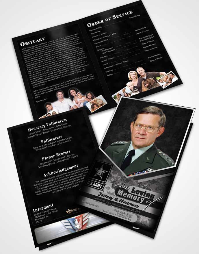 Bifold Order Of Service Obituary Template Brochure 1st Army Soldier Freedom.jpg