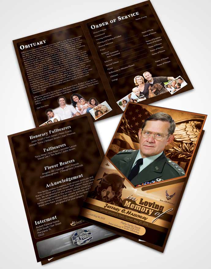 Bifold Order Of Service Obituary Template Brochure 2nd Air Force Airman Love.jpg