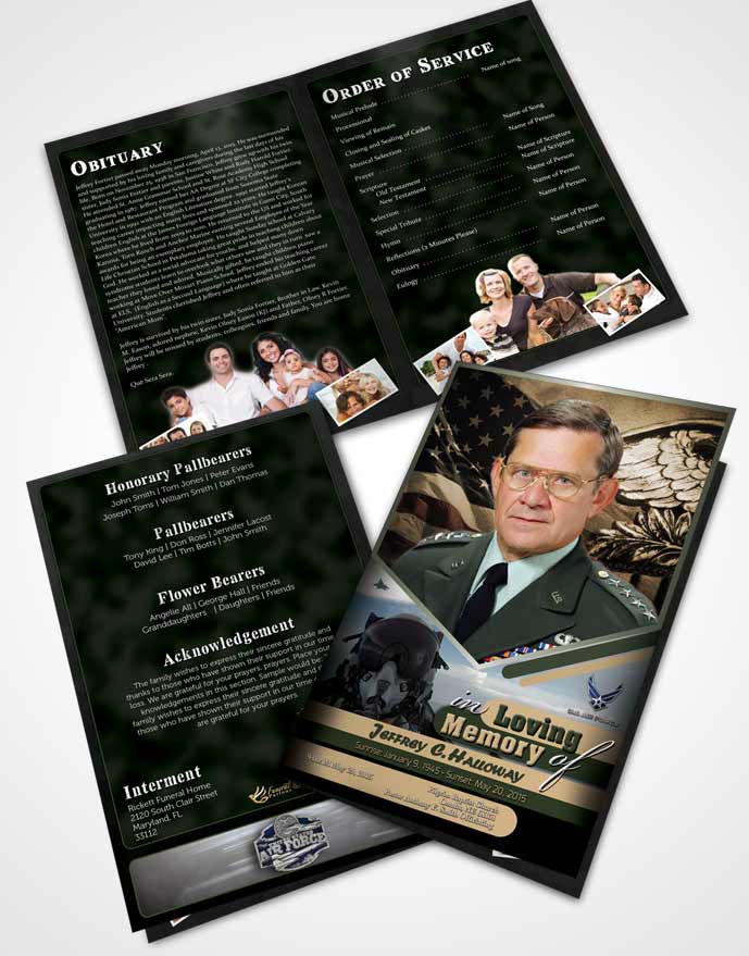 Bifold Order Of Service Obituary Template Brochure 2nd Air Force Airman Serenity.jpg