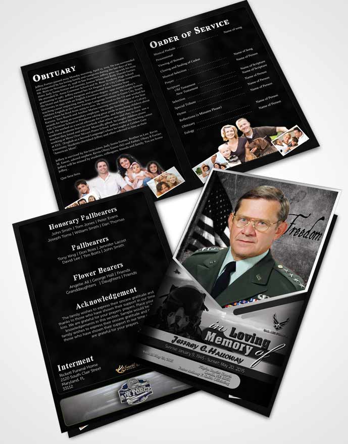 Bifold Order Of Service Obituary Template Brochure 3rd Air Force Airman Freedom.jpg