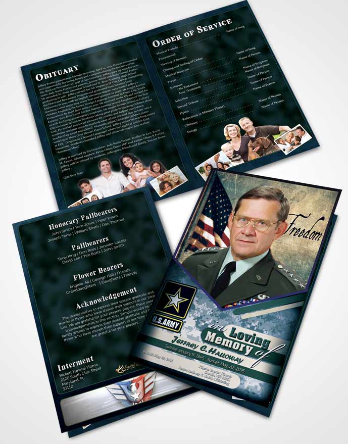Bifold Order Of Service Obituary Template Brochure 3rd Army Soldier Desire.jpg