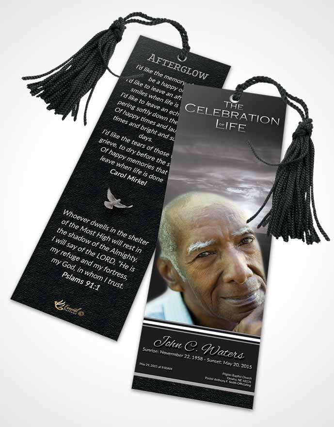 Funeral Bookmark Template Free Higher Power