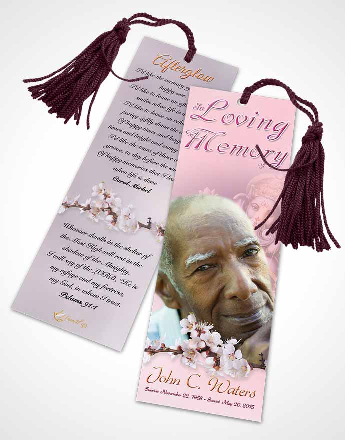 Funeral Bookmark Template Hinduism Glory Loving Escape