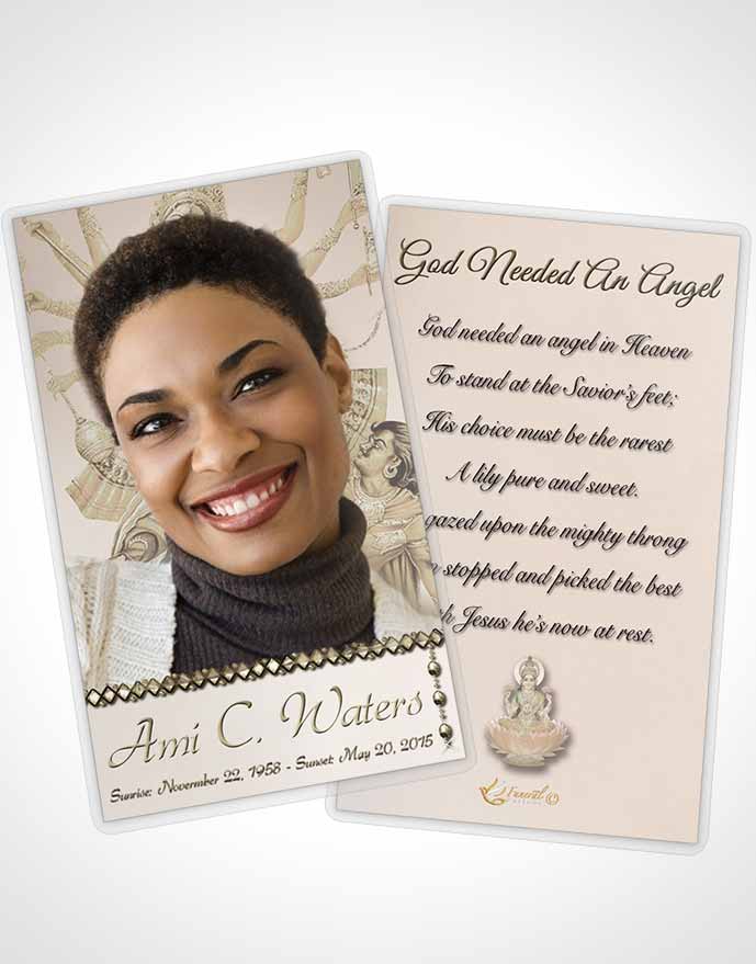 funeral prayer card templates free download
