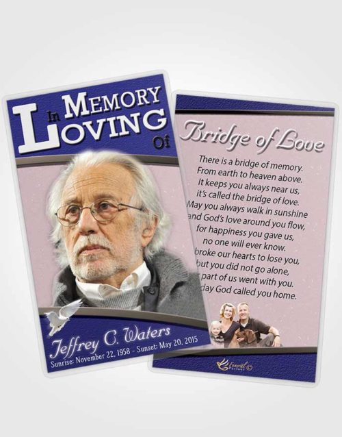 Funeral Prayer Card Template Honest Clarity