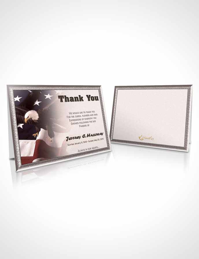 Funeral Thank You Card Template 1st Veterans Day Bliss