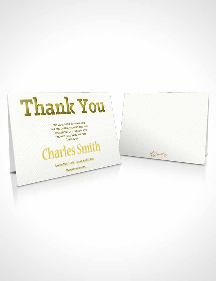 Funeral Thank You Card Template A Childs Passing Ginger Blossom