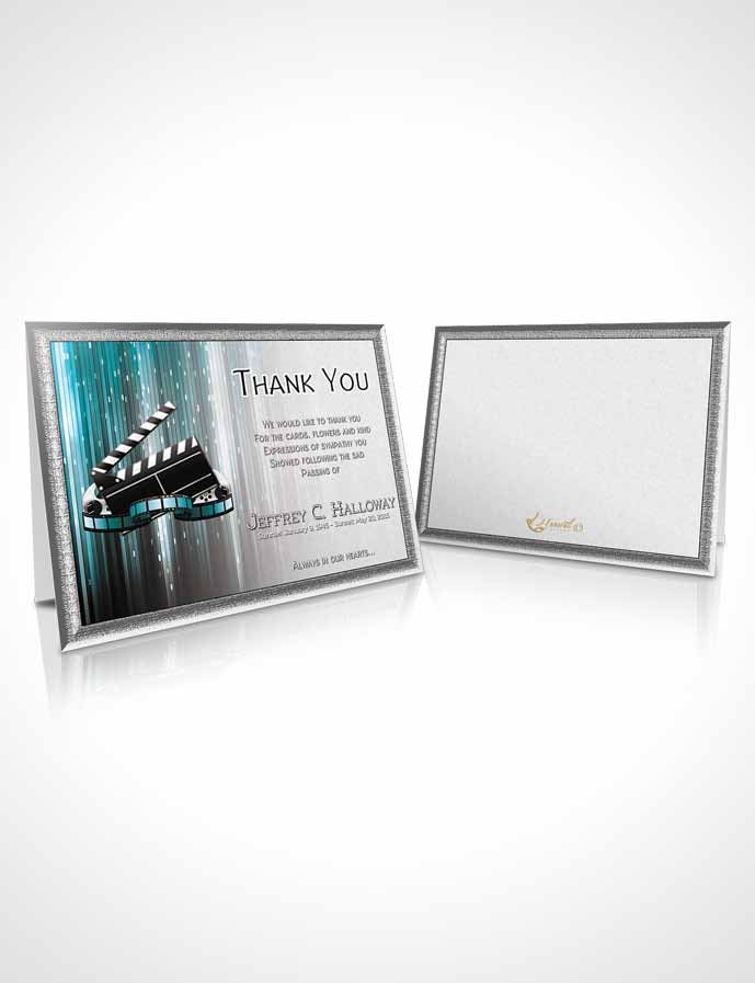 Funeral Thank You Card Template Electric Star Media Pro