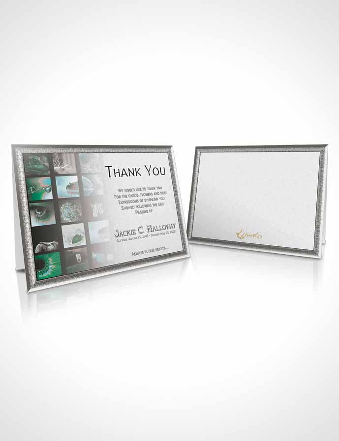 Funeral Thank You Card Template Forest Desire Photographers Dream