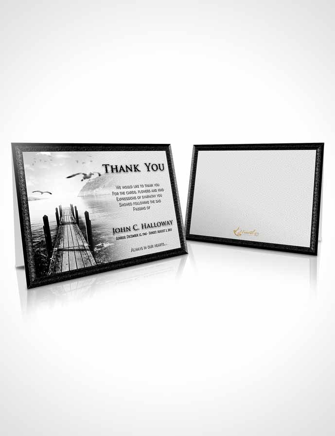 Funeral Thank You Card Template Freedom Natures Peace