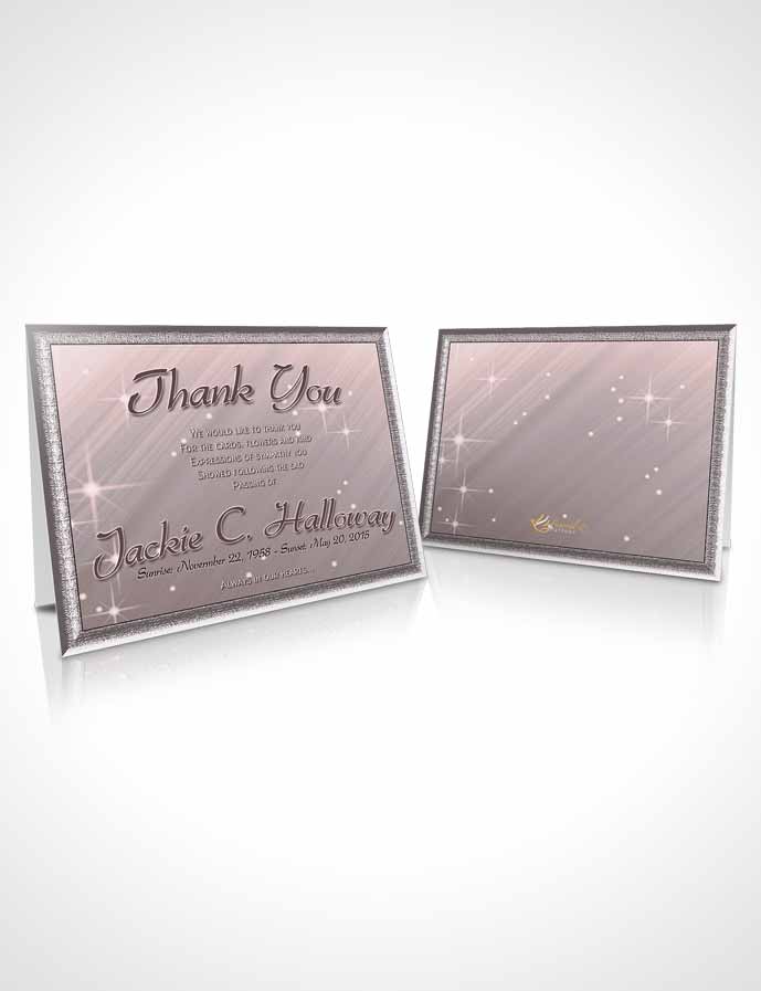 Funeral Thank You Card Template Gentle Fall Serenity