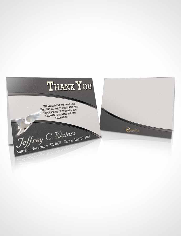 Funeral Thank You Card Template Humble Clarity
