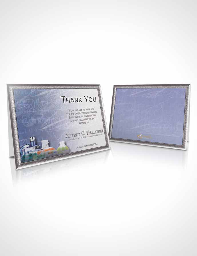 Funeral Thank You Card Template Lavender Chemist