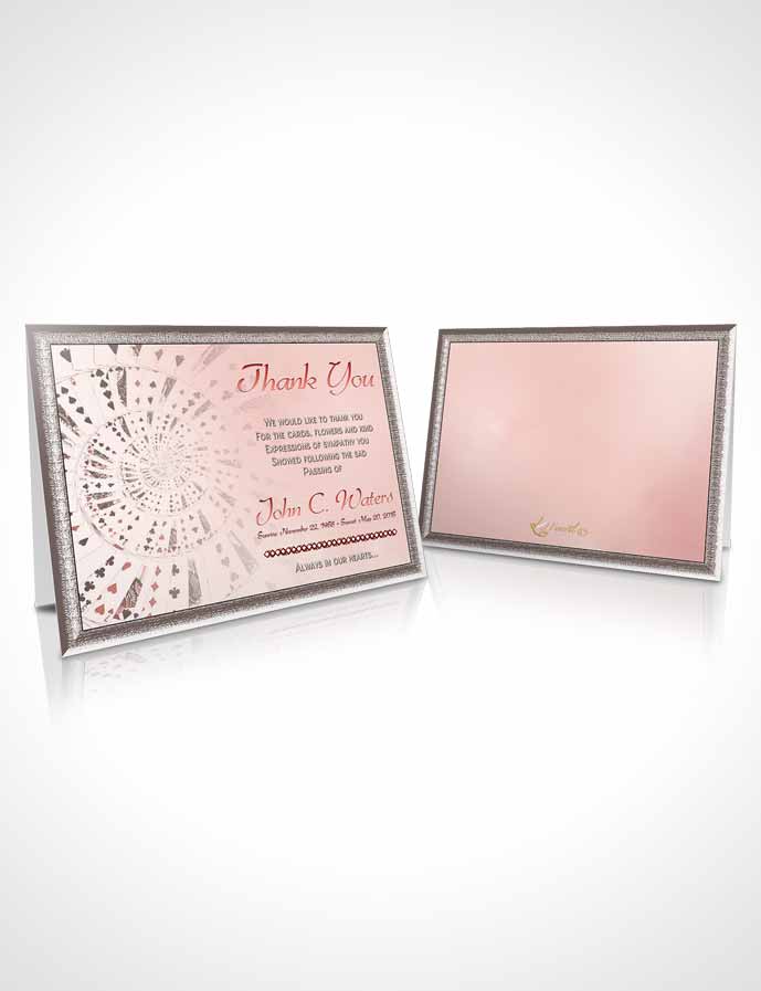 Funeral Thank You Card Template Lets Play Ruby Cards