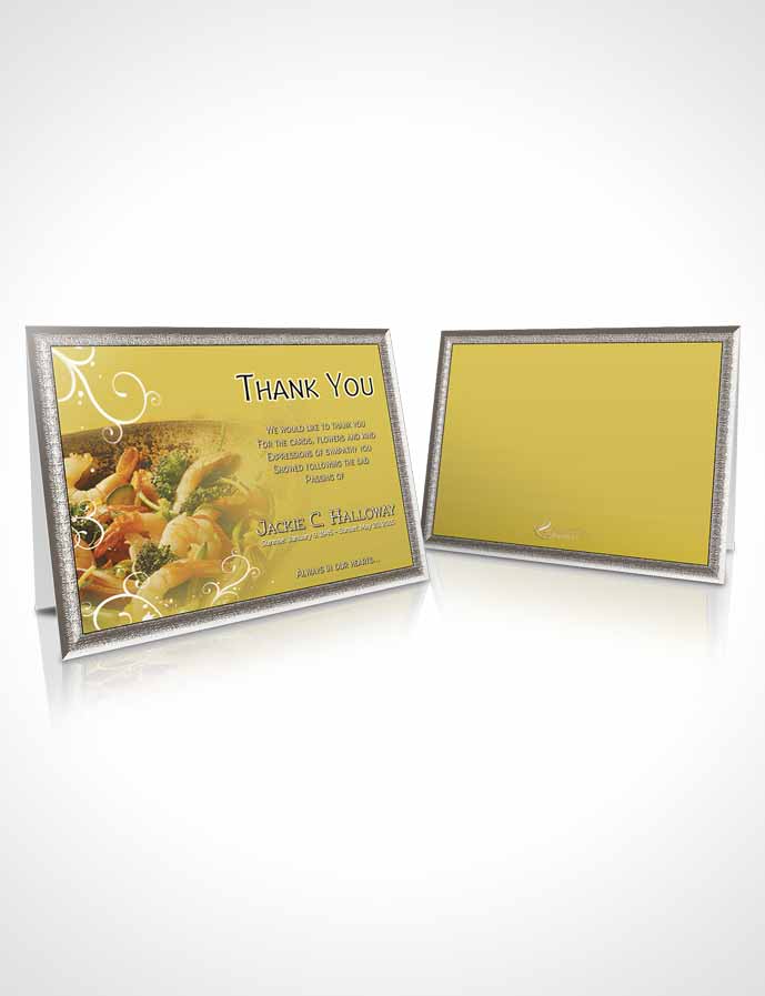 Funeral Thank You Card Template Love of Golden Cooking