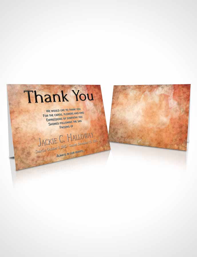 Funeral Thank You Card Template Lovely Harmonics