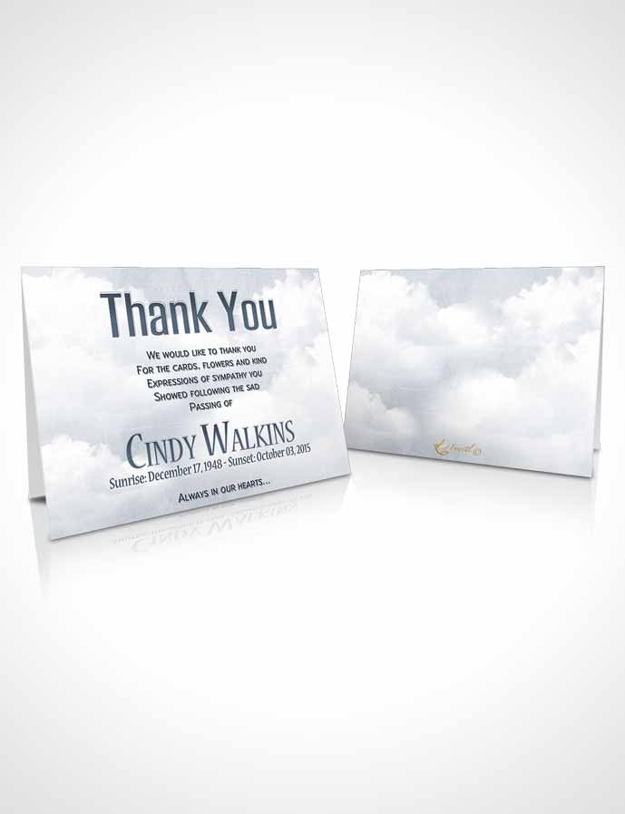 Funeral Thank You Card Template Natural Elegance Fresh Water