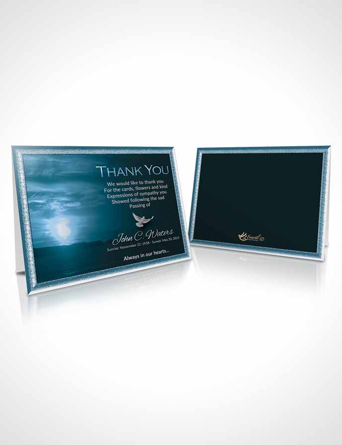 Funeral Thank You Card Template Oceans Higher Power