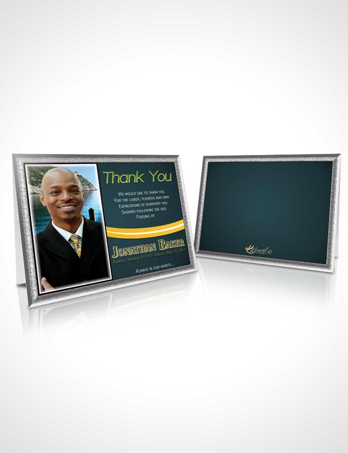 Funeral Thank You Card Template Stardust Journey
