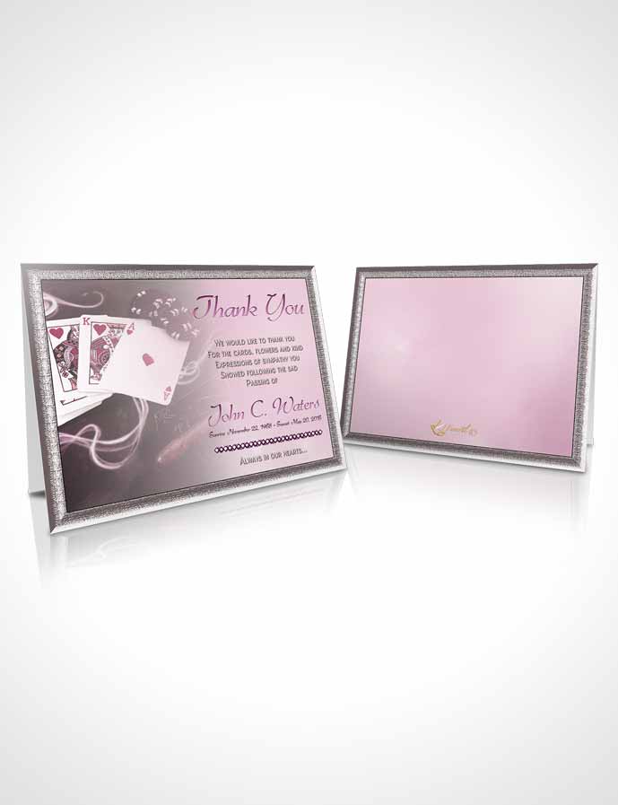 Funeral Thank You Card Template Tender Weekend Card Game