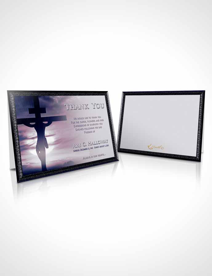 Funeral Thank You Card Template The Honest Sacrifice