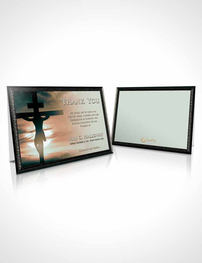 Funeral Thank You Card Template The Serenity Sacrifice
