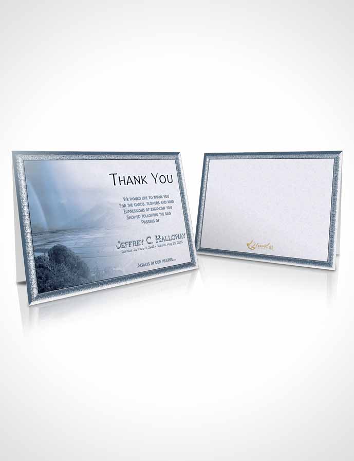 Funeral Thank You Card Template Topaz Misty Mountain