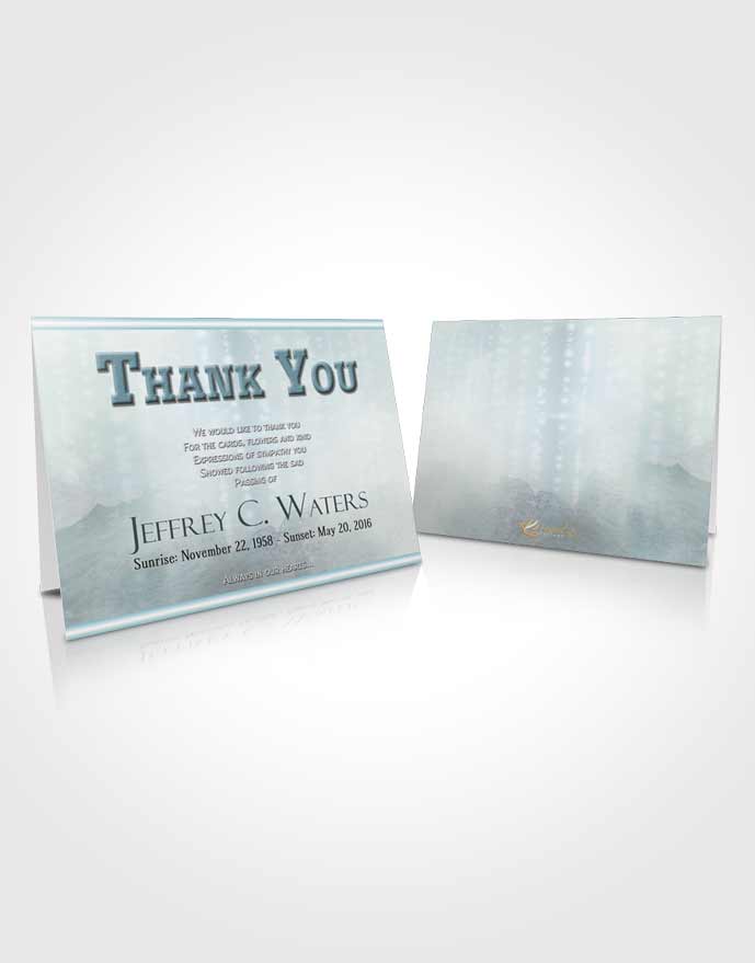 Funeral Thank You Card Template Autumn Peace Timeless Love