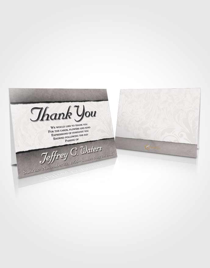 Funeral Thank You Card Template Humble Destiny