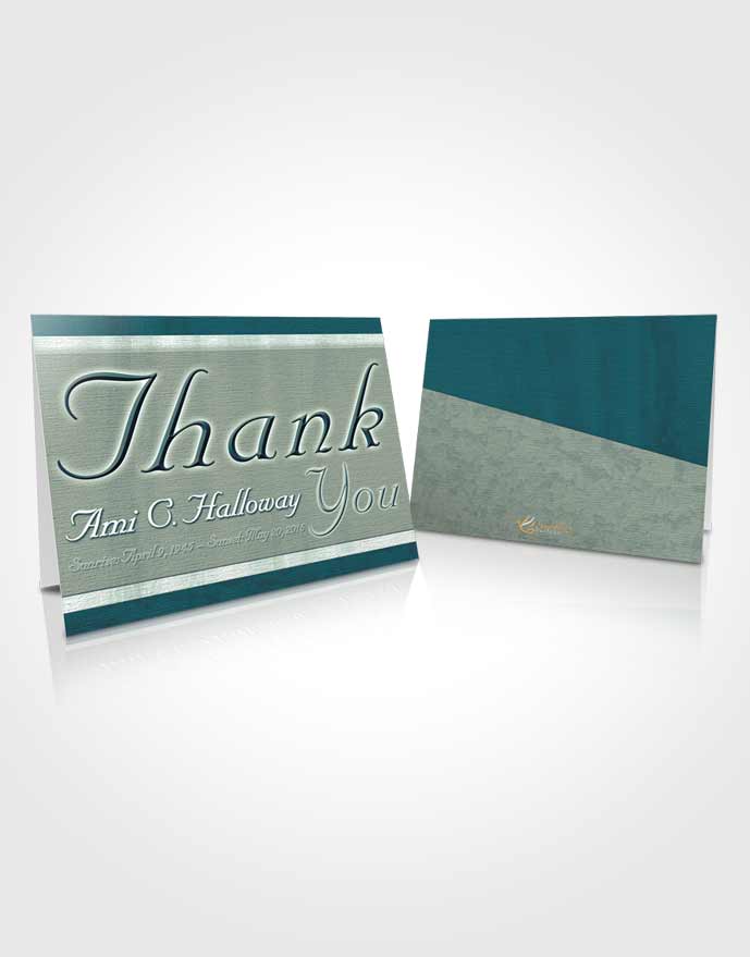 Funeral Thank You Card Template Laughing Splendor