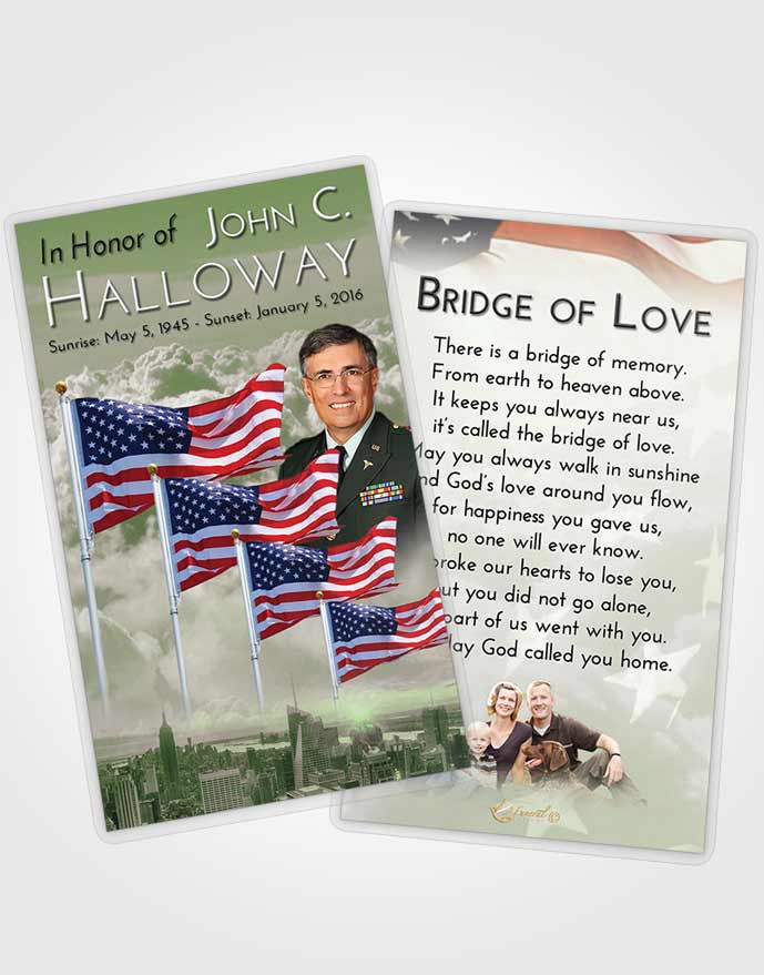 Funeral Prayer Card Template Americas Finest Love