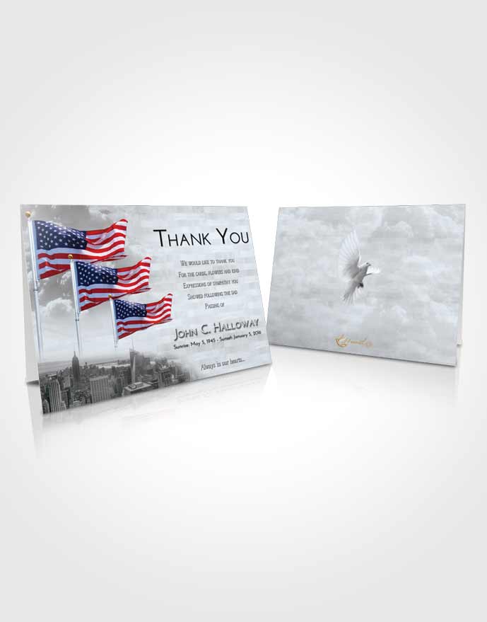 Funeral Thank You Card Template Americas Finest Freedom