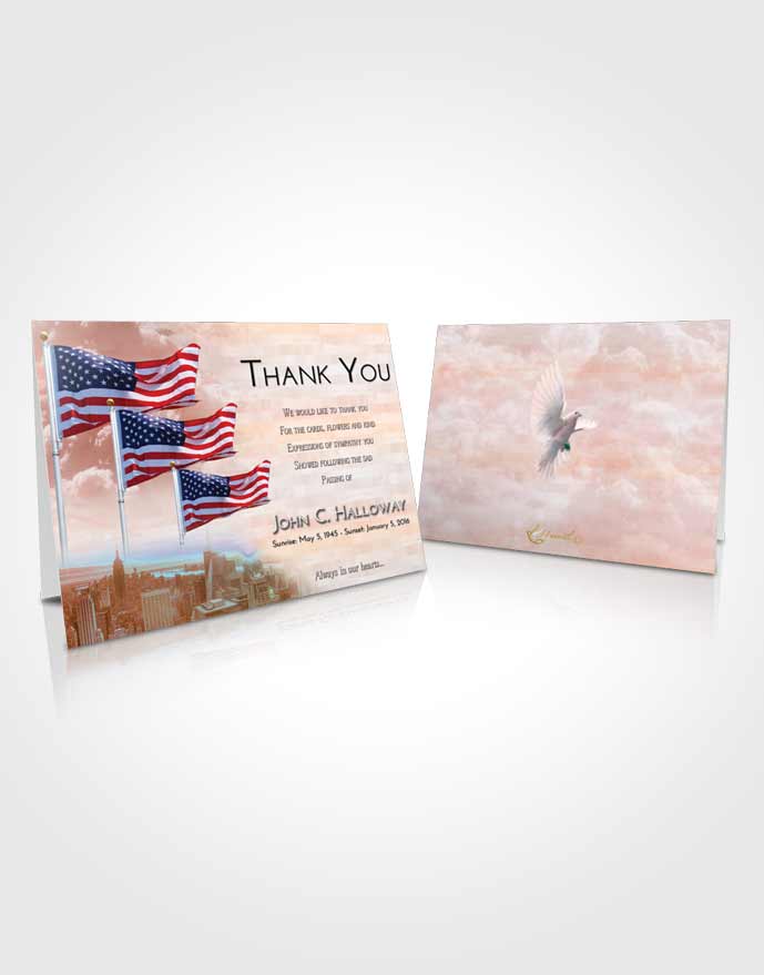 Funeral Thank You Card Template Americas Finest Sunrise