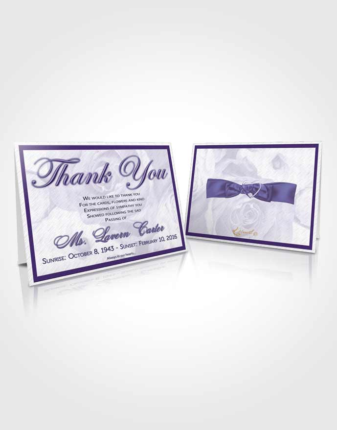 Funeral Prayer Card Template Enchanted Petals in the Wind