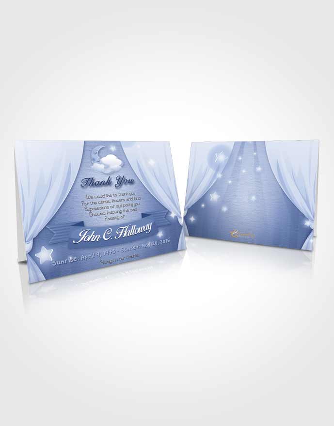 Funeral Thank You Card Template Misty Childrens Innocence