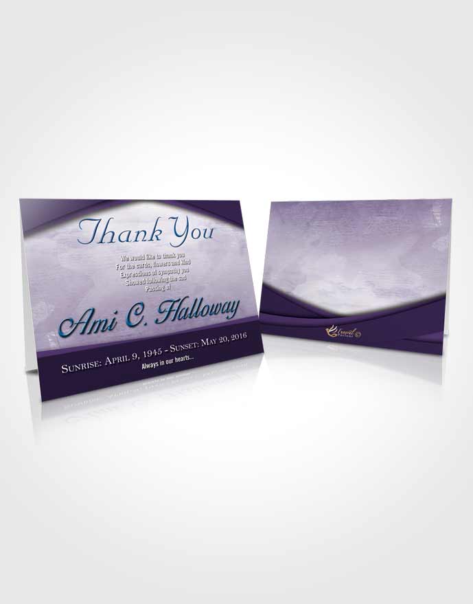 Funeral Thank You Card Superior Wisdom