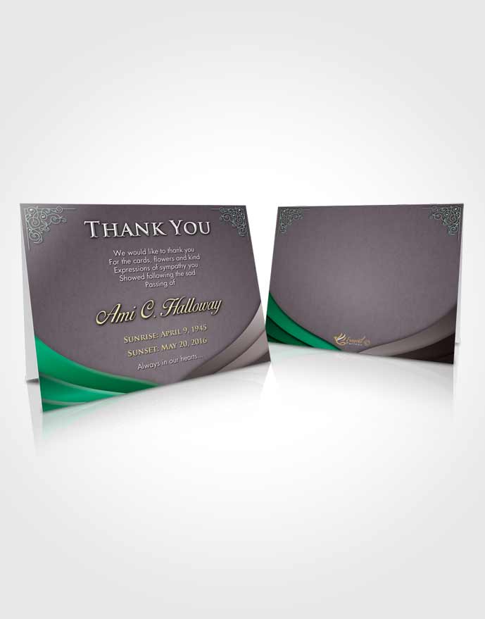 Funeral Thank You Card Wholesome Magnificence