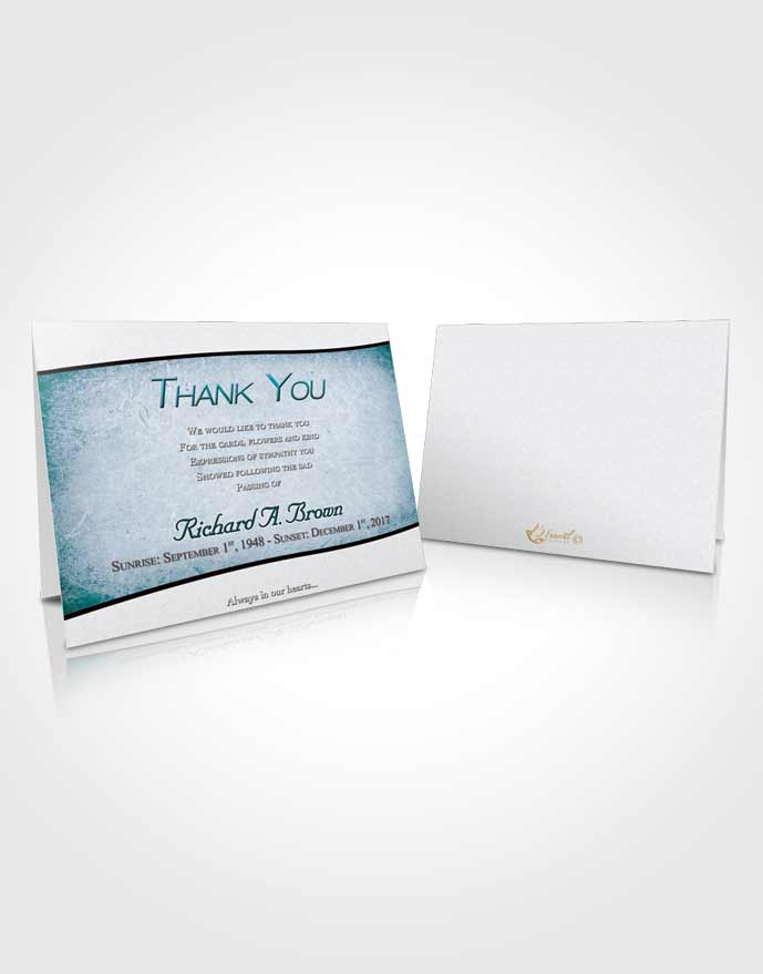 Funeral Thank You Card Template Sweet Bliss