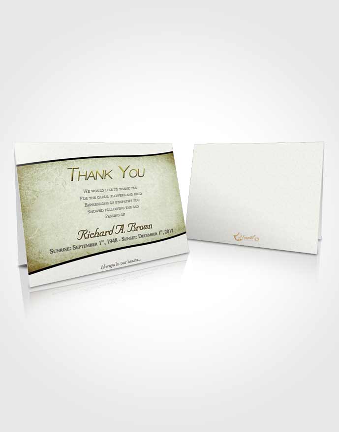 Funeral Thank You Card Template Urban Bliss