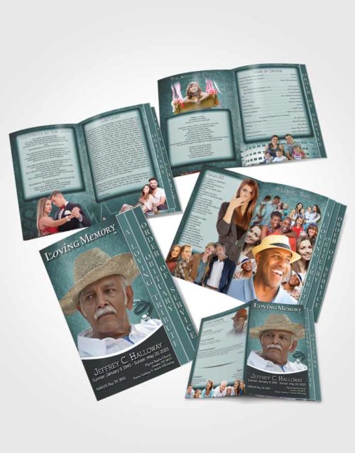 4 Page Grad Obituary Template Brochure Ocean Doctor