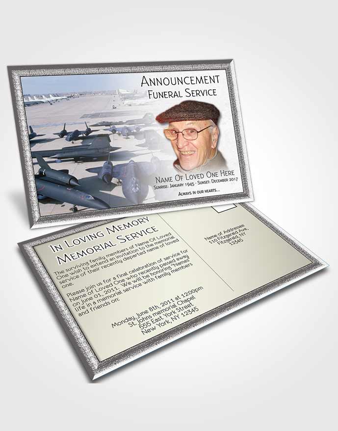 Announcement Card Air Force 02