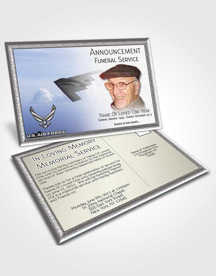 Announcement Card Air Force 04