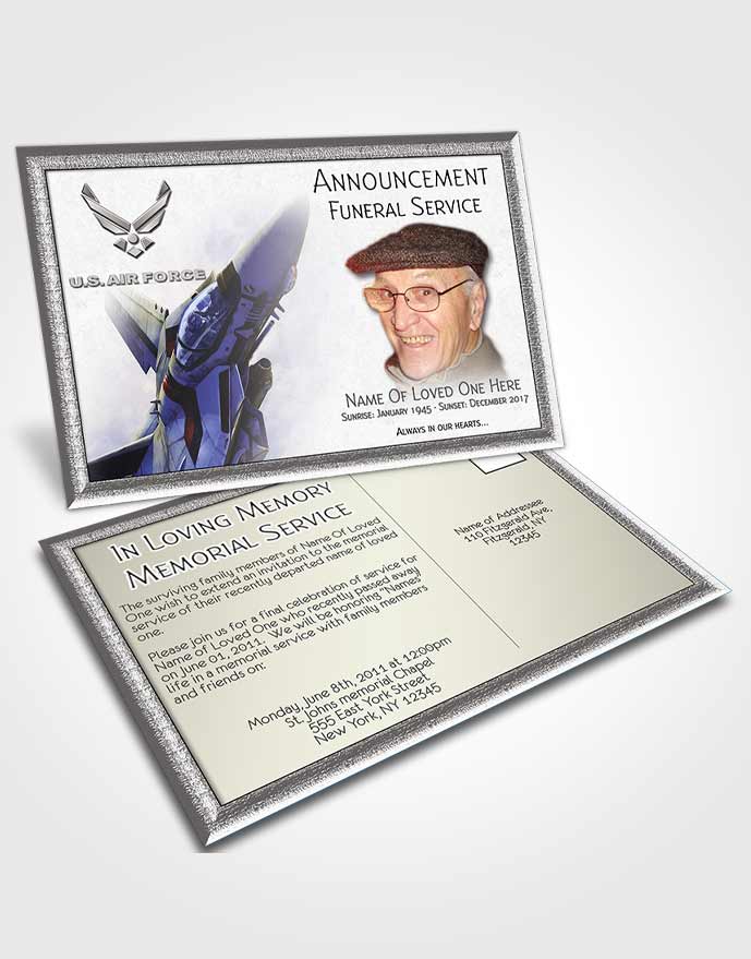 Announcement Card Air Force 05