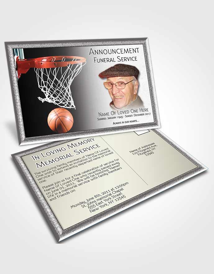 Announcement Card Basketball 01