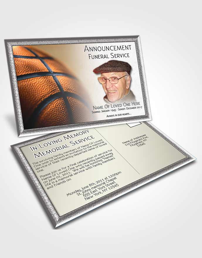Announcement Card Basketball 02