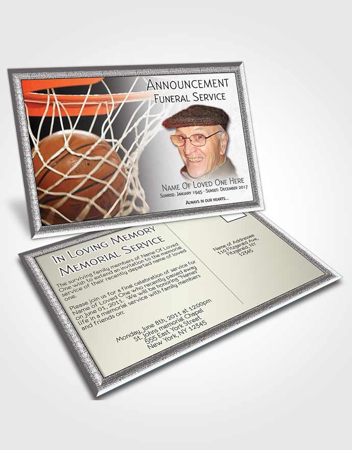 Announcement Card Basketball 03