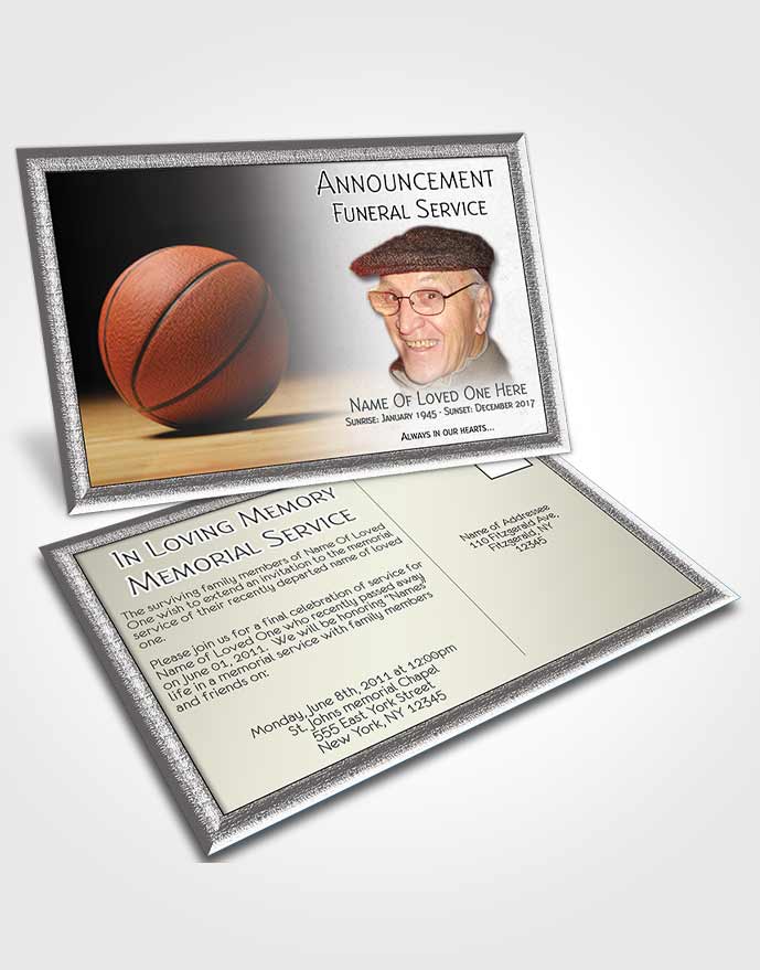 Announcement Card Basketball 04