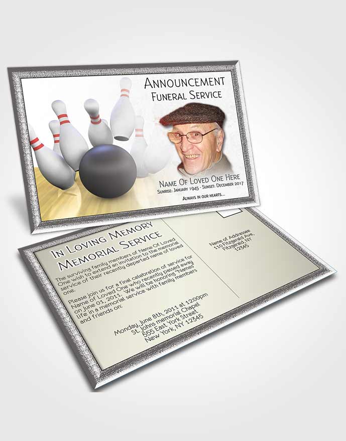 Announcement Card Bowling 02