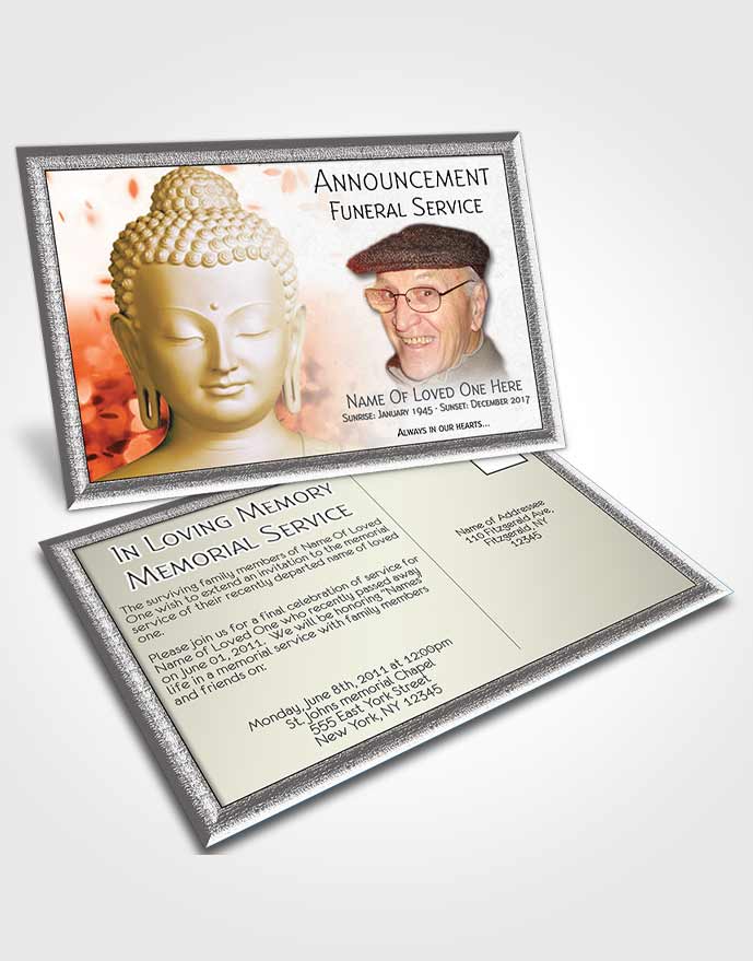 Announcement Card Buddhism 01
